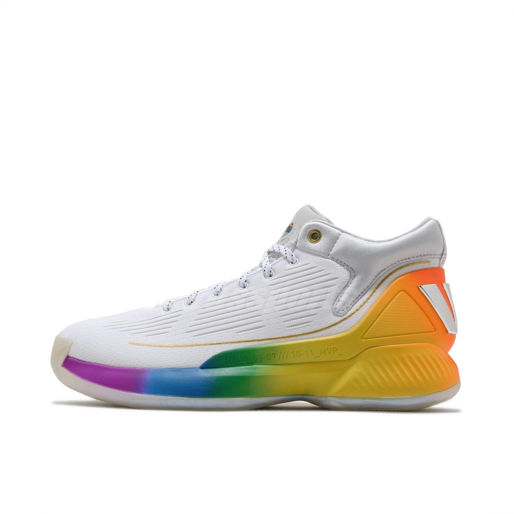 商品配色：Pride 白/金属金/红荧光