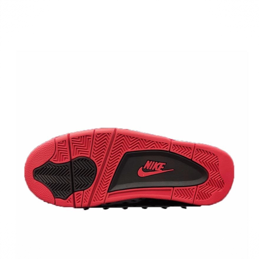 商品配色：Black/Varsity Red/White 中帮/黑色/红色