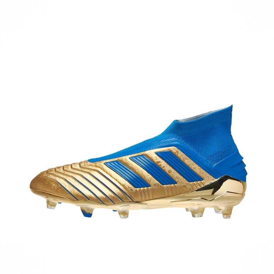 商品配色：Gold Metallic/Football Blue/Cloud White 蓝金