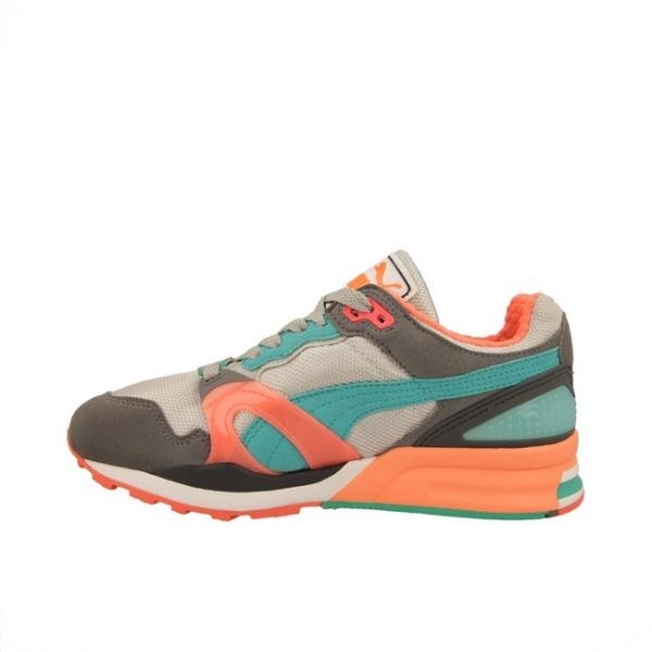商品配色：DimGrey/MdeiumTurquoise/Coral 灰青橙