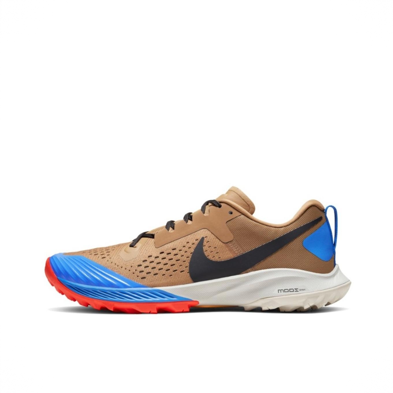 商品配色：Beechtree/Cargo Khaki/Pacific Blue 棕蓝黑红