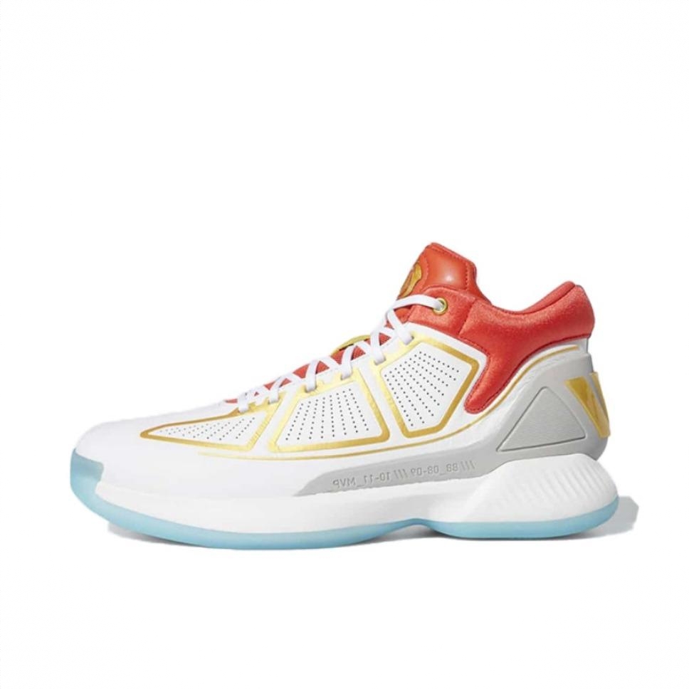 商品配色：White/Gold/Red 白金红