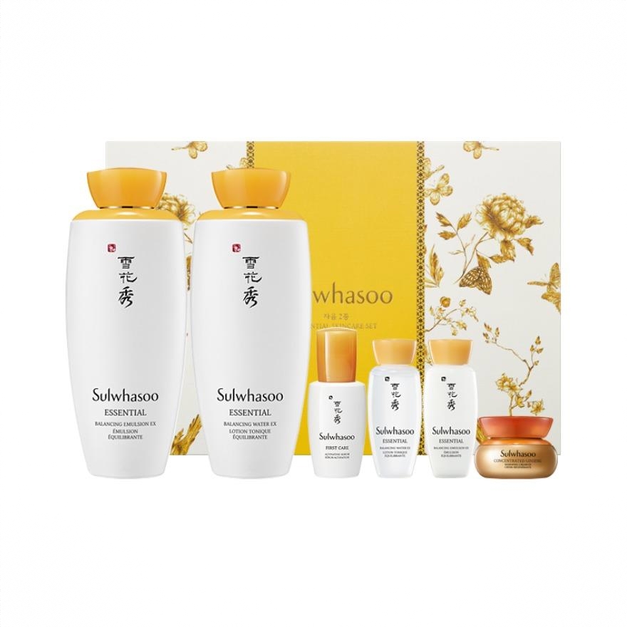 商品配色： 水125ml+乳125ml+水15ml+乳15ml+精华8ml+面霜5ml
