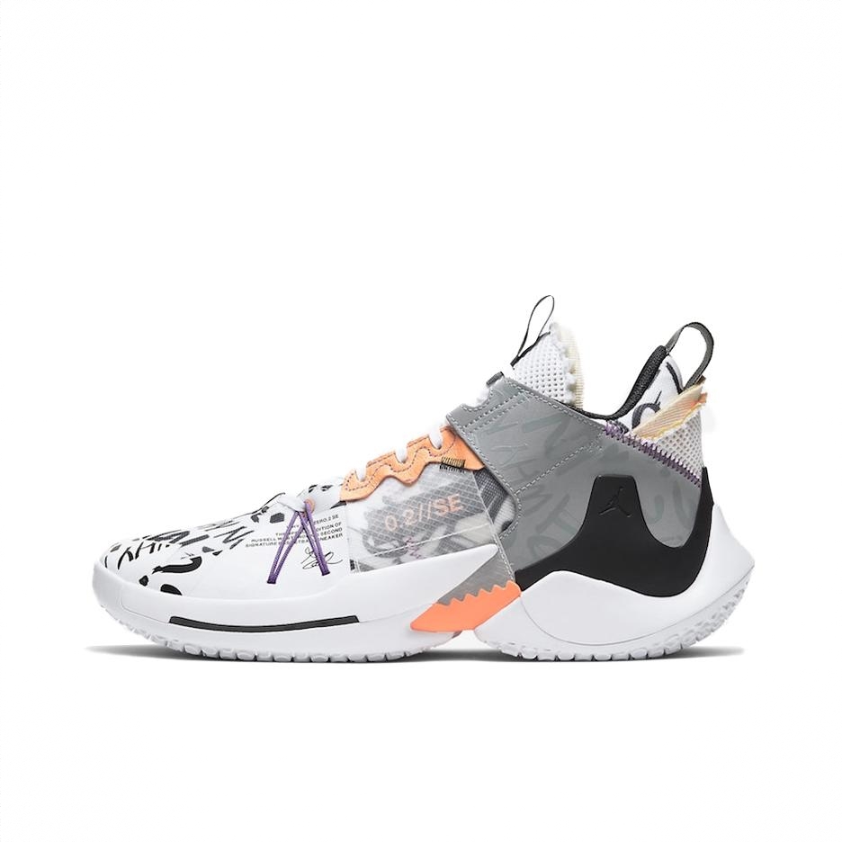 商品配色：White/OrngPulse/Black 白色/灰色/橙色