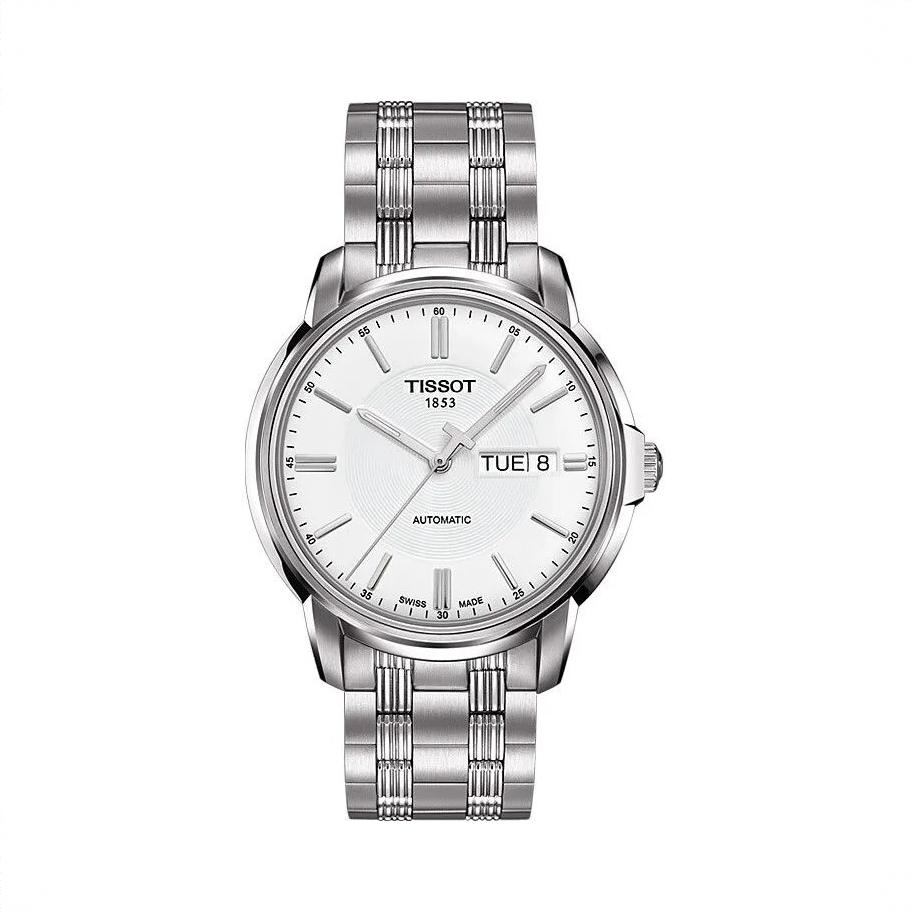 商品配色： 银色钢带白盘 T065.430.11.031.00