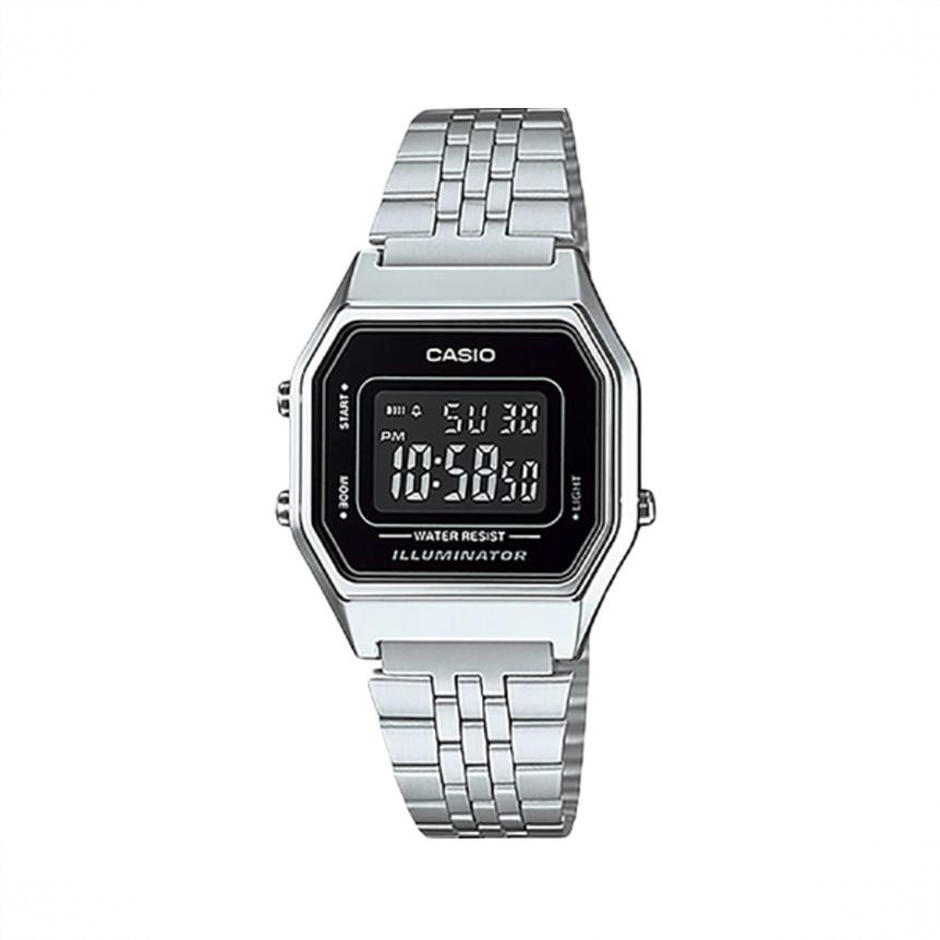 商品配色： 银带黑盘 LA-680WA-1B