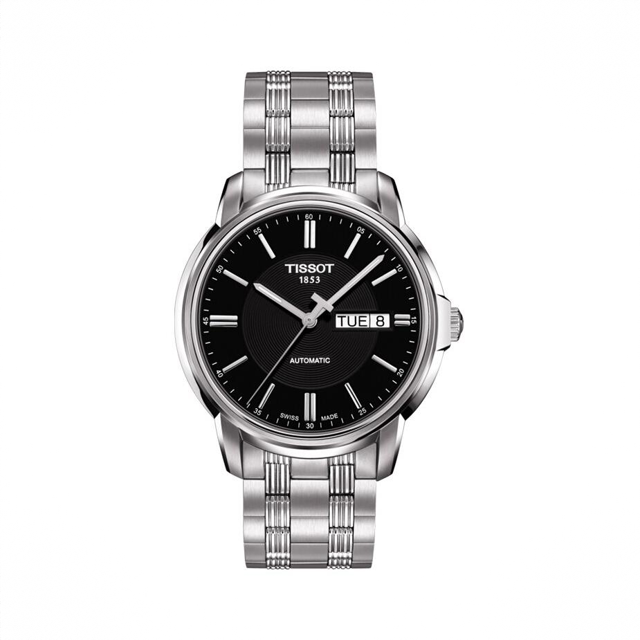 商品配色： 黑盘银色钢带 T065.430.11.051.00