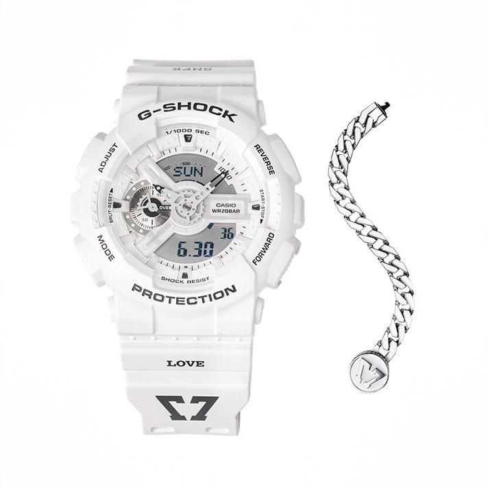 商品配色： GA-110MW-7APRS