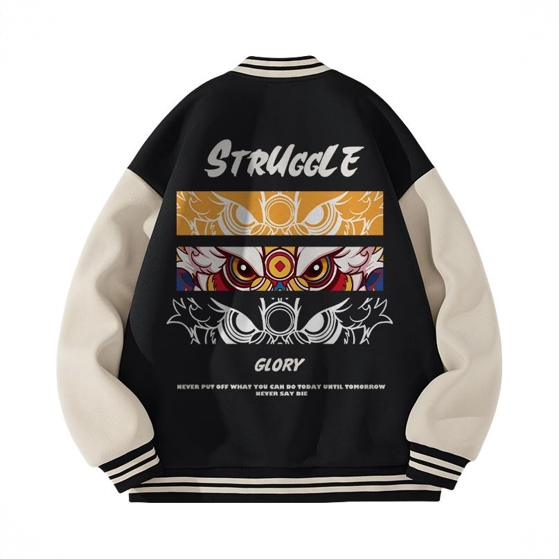 商品配色： 黑/大斗转星狮背标