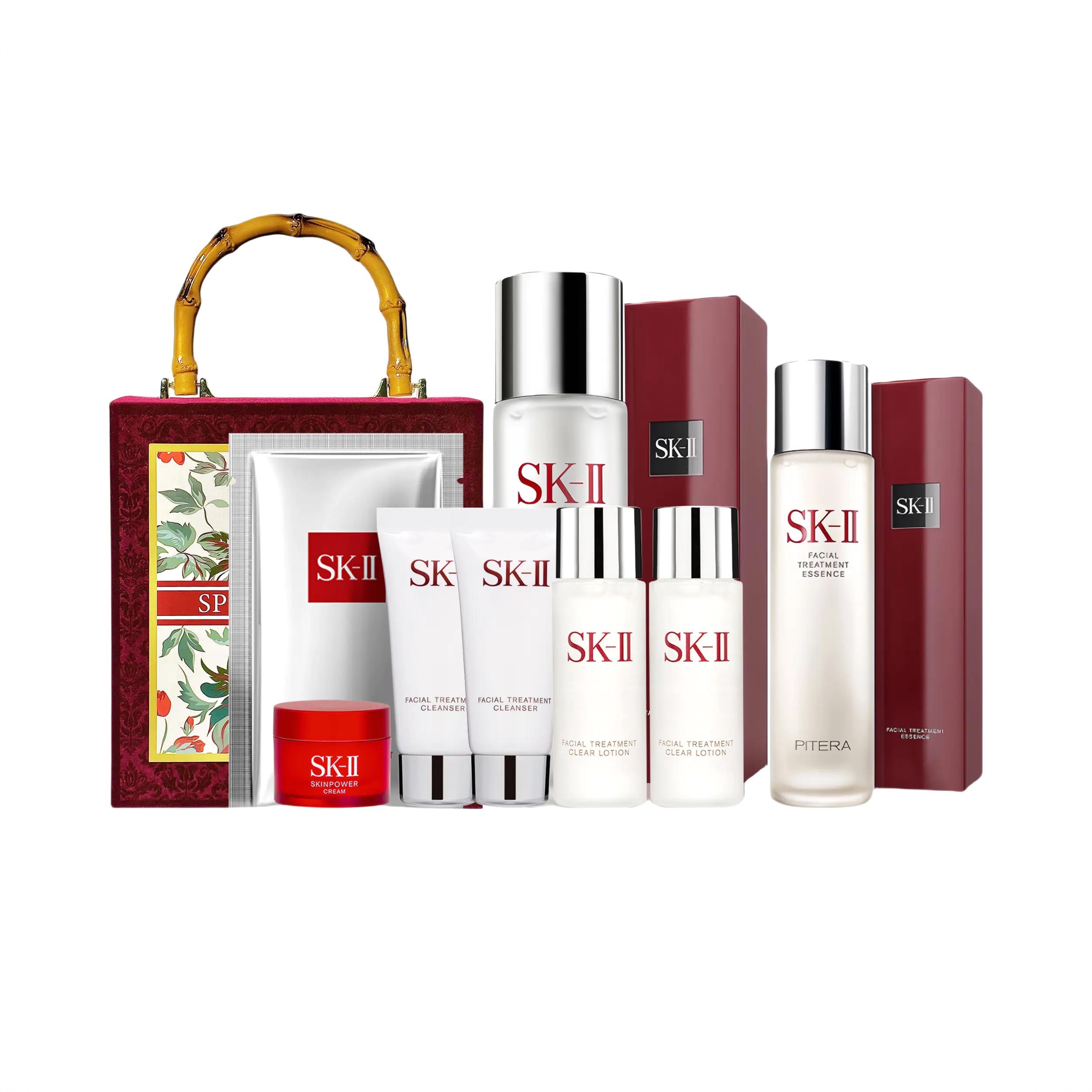商品配色： 清莹露（230ml+30ml*2）+神仙水75ml+大红瓶面霜15g+洁面20g*2＋前男友面膜1片