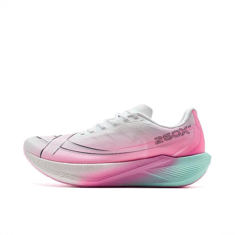 商品配色： 男款/经典白/荧光数码粉