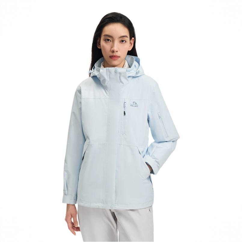商品配色： 冰岛蓝/女款/可拆卸鹅绒内胆