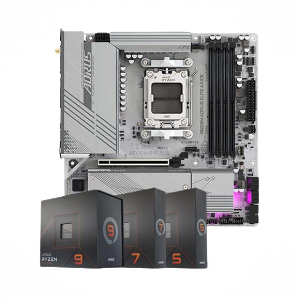 商品配色： B650M A ELITE AX ICE 冰雕