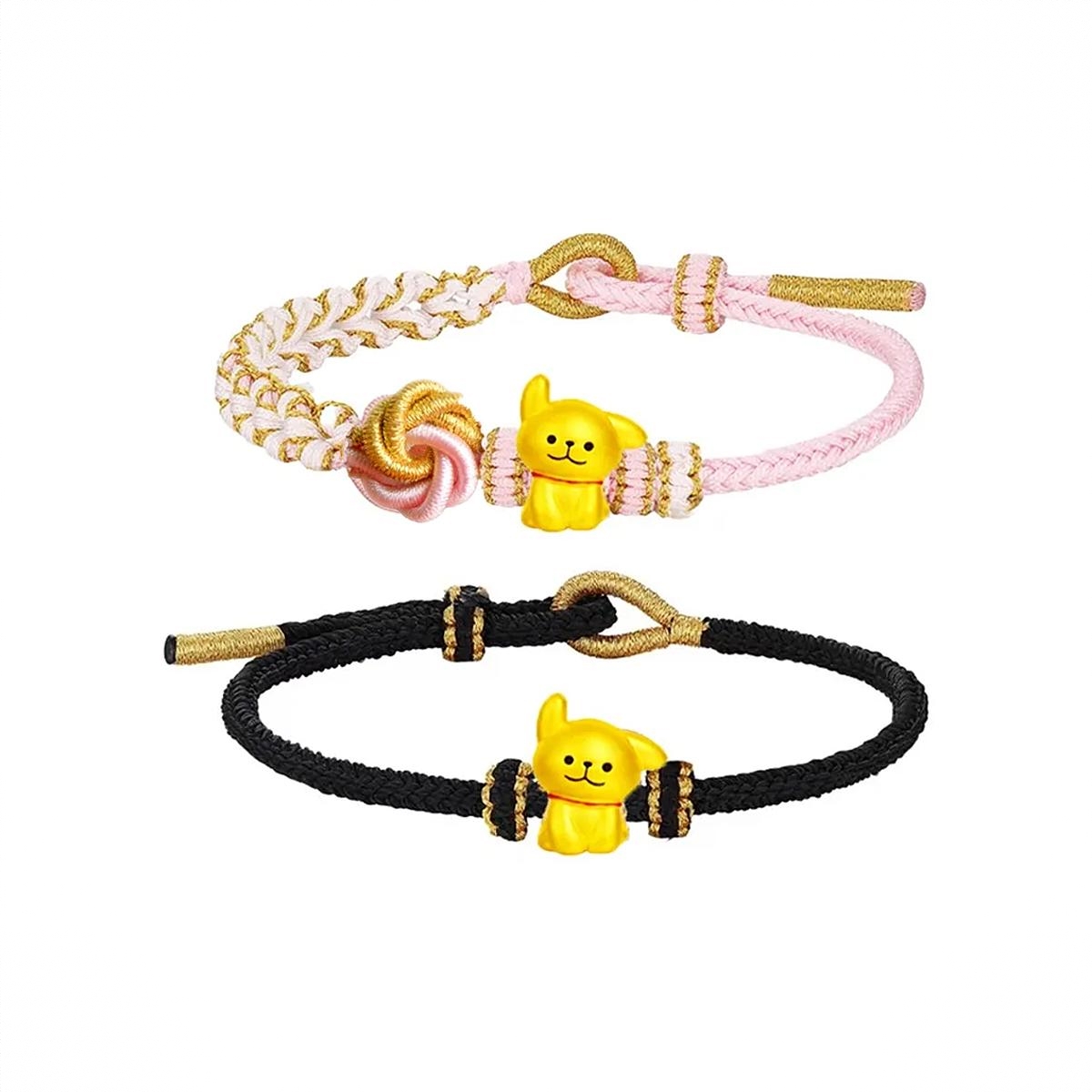 商品配色： 小狗手链【B款情侣】