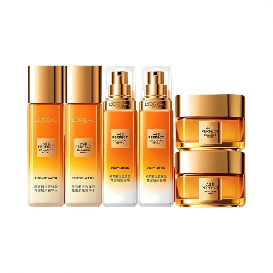 商品配色： 【第三代】水65ml*2+【第三代】乳50ml*2+【第三代】滋润面霜30ml*2