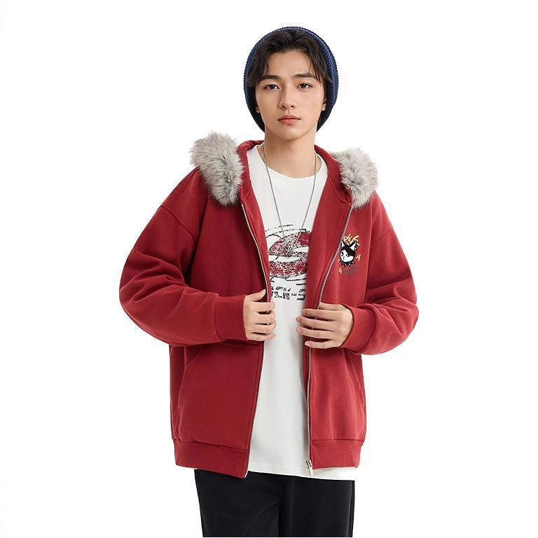 商品配色： 加绒/深红