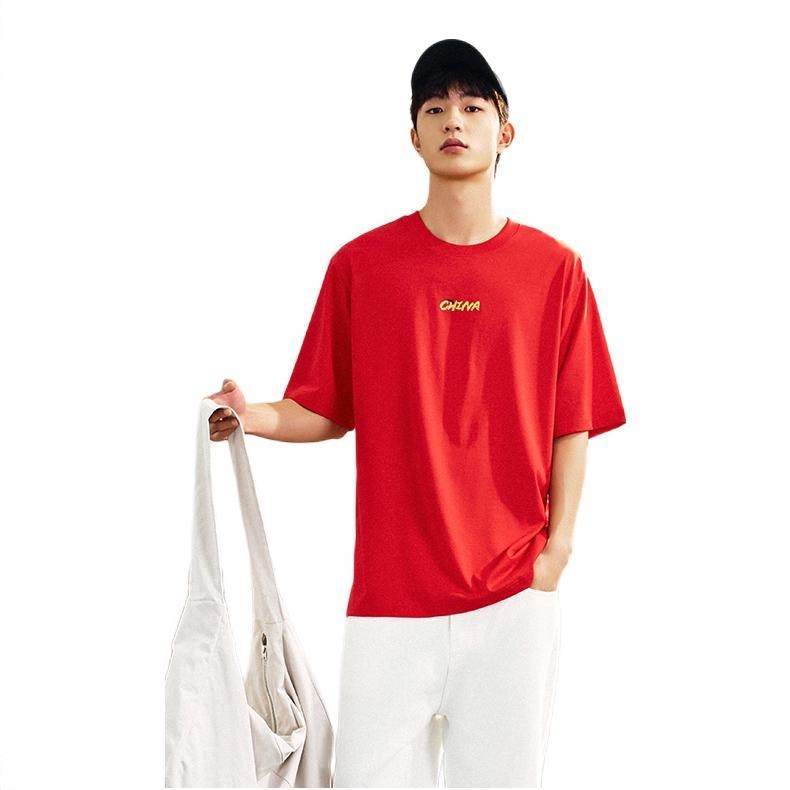 商品配色： 经典红/25新款/背面大印花