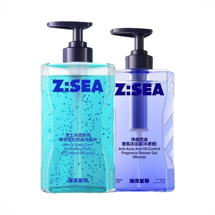 商品配色： 木质香沐浴露280ml+蓬松洗发水300ml