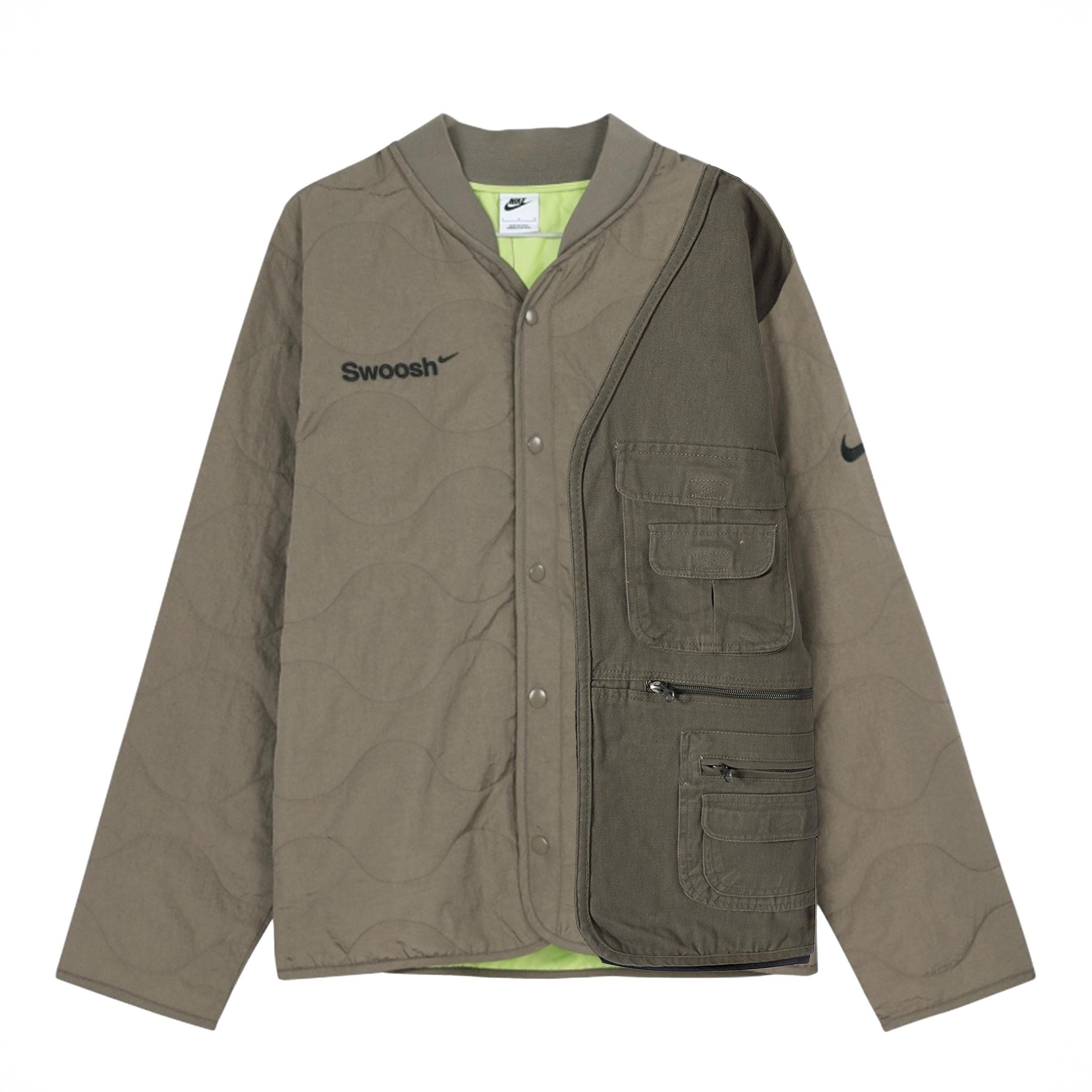 商品配色： 定制/深卡其/机能棉服夹克
