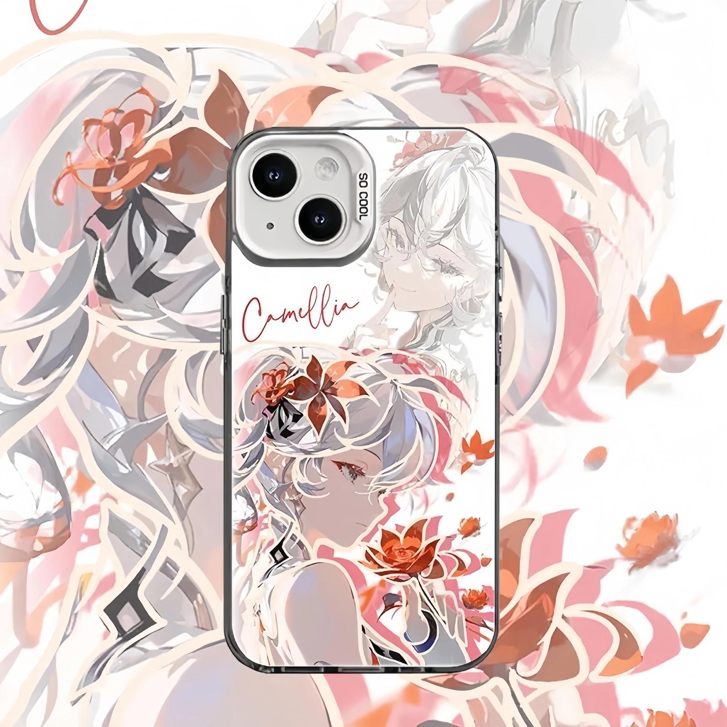 商品配色： 【彩银透银】★椿★送钢化膜