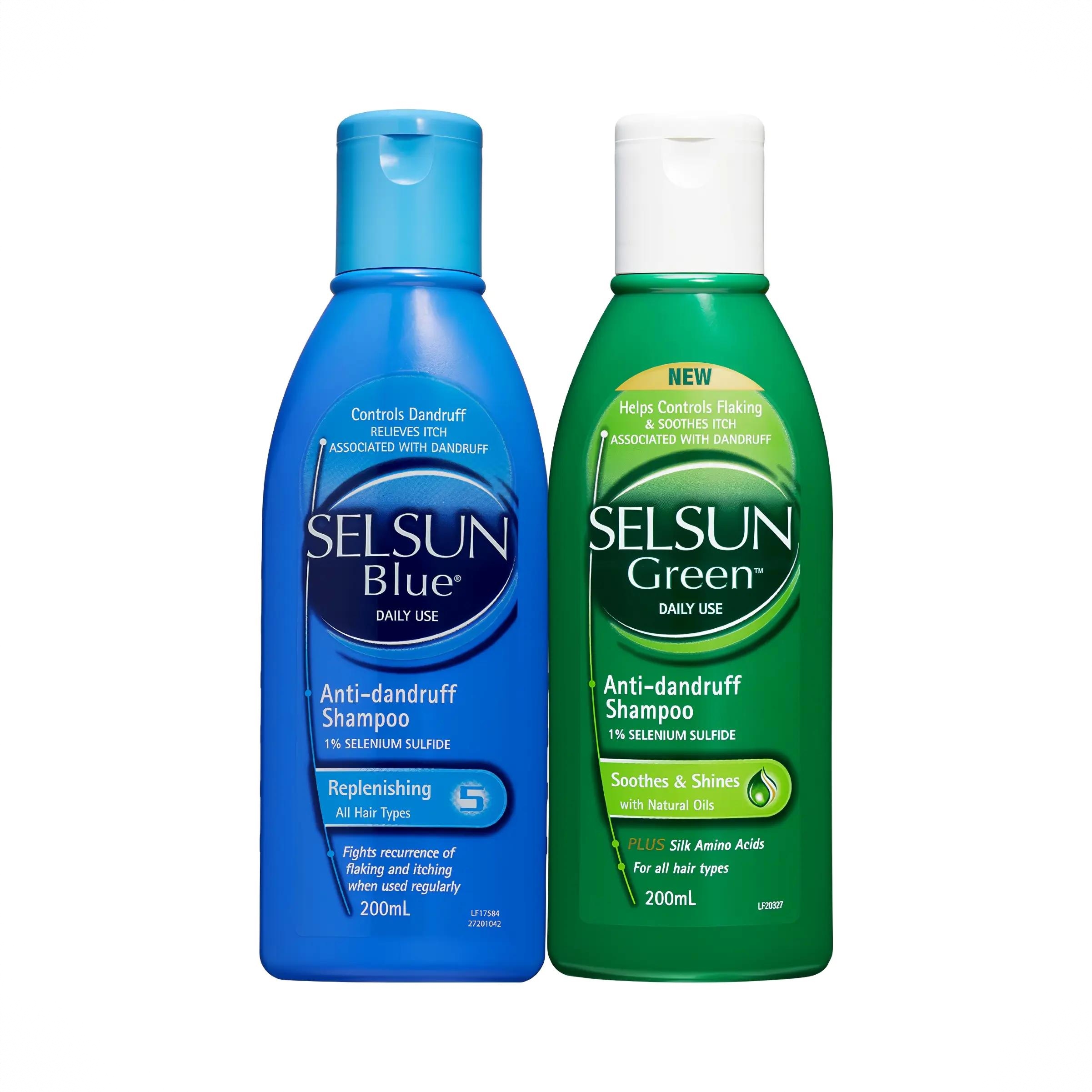 商品配色： 舒缓去屑200ml+滋养修护200ml 