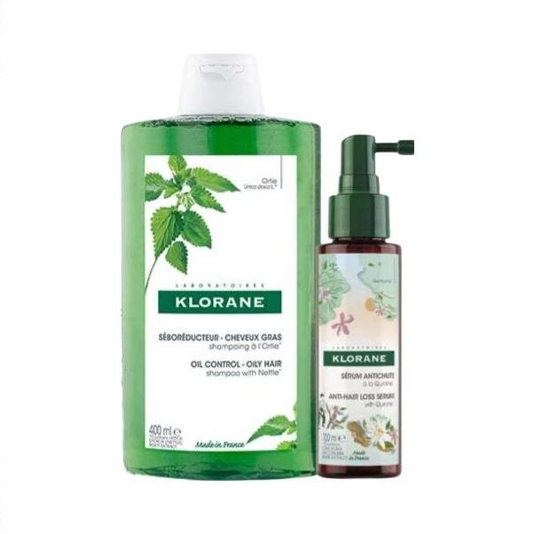 商品配色： 荨麻洗发露400ml+鸡纳喷雾100ml