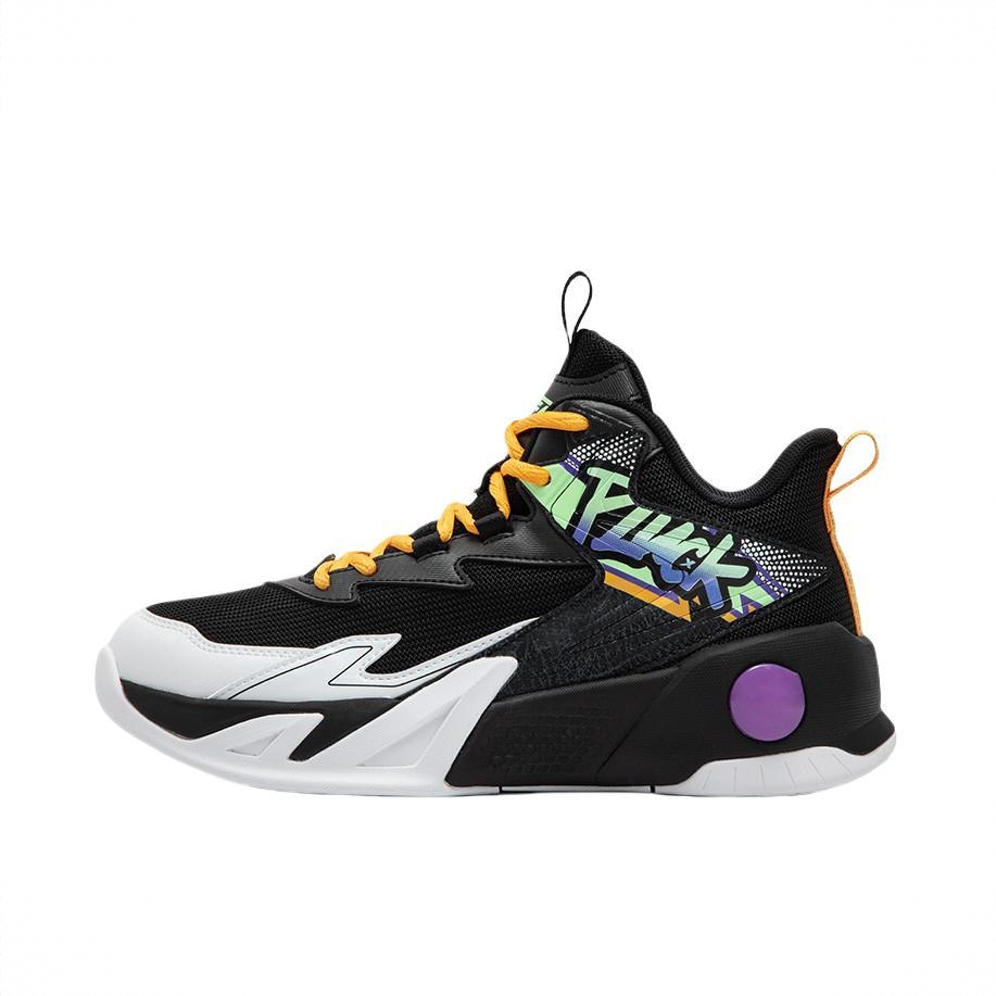 商品配色： 大童/黑色/特步白