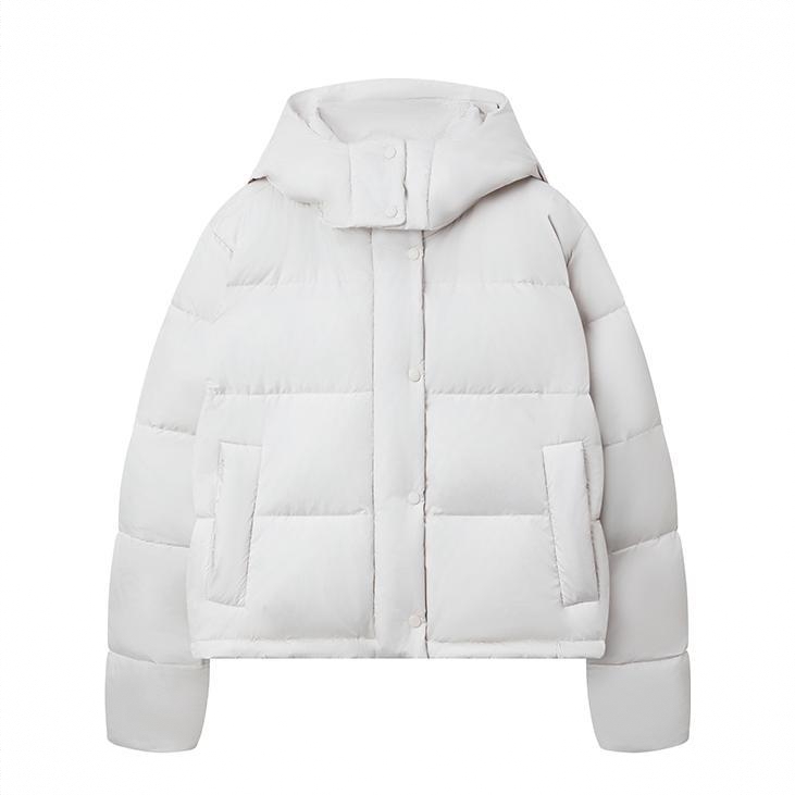 商品配色： 灰白/短款