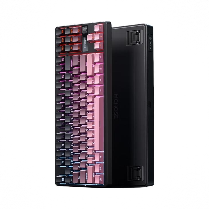 商品配色： 黑莓粉 侧刻