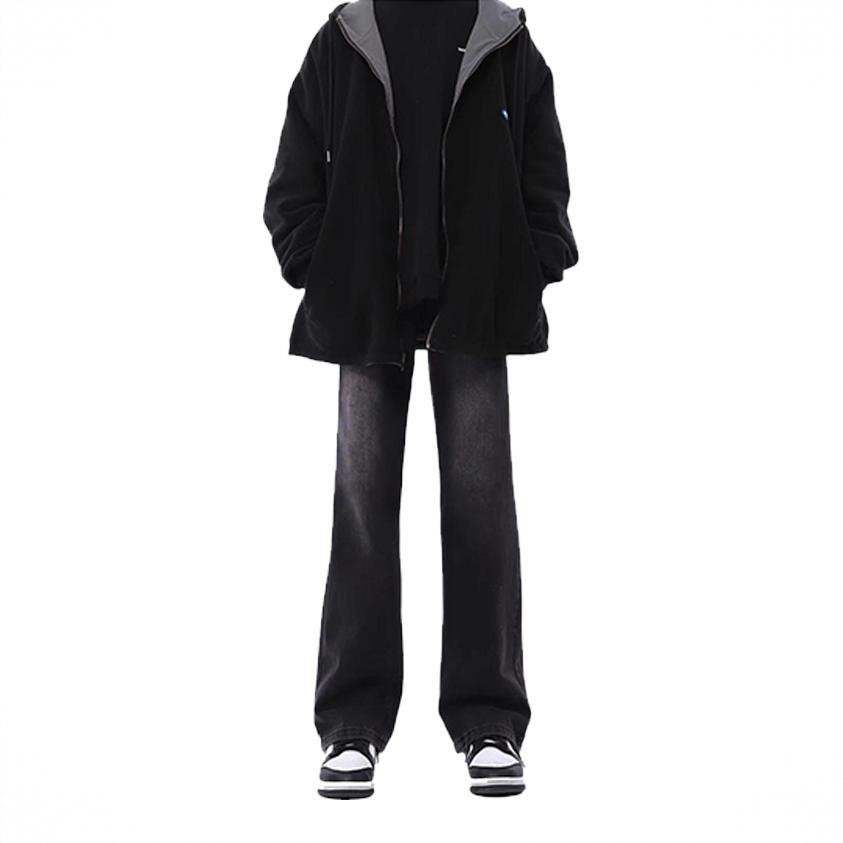 商品配色： 加绒/黑灰