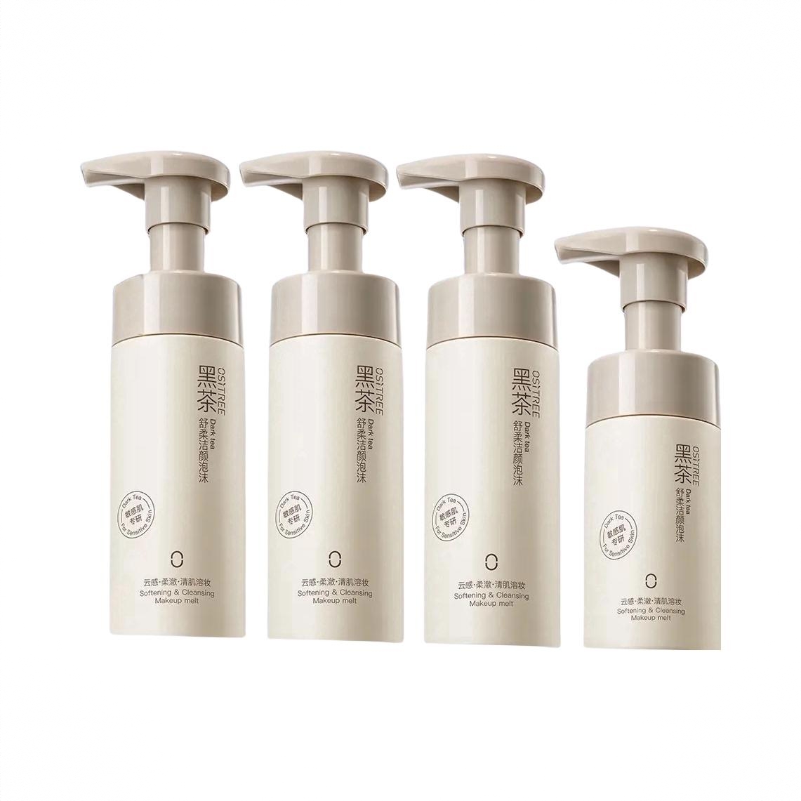 商品配色： 黑茶舒柔洁颜泡沫150ml*3+黑茶舒柔洁颜泡沫90ml