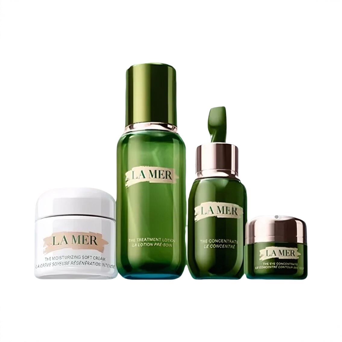 商品配色： 精萃水100ml+云绒霜30ml+精华15ml+眼霜15ml