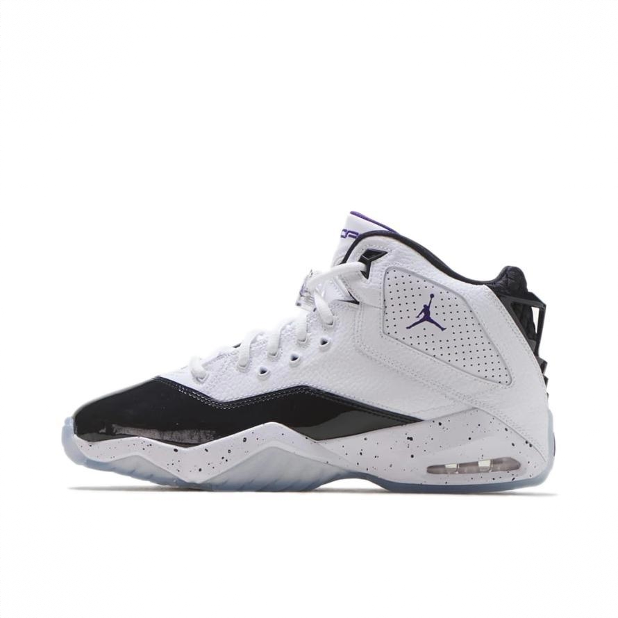商品配色：Black/White/Purple 黑白紫