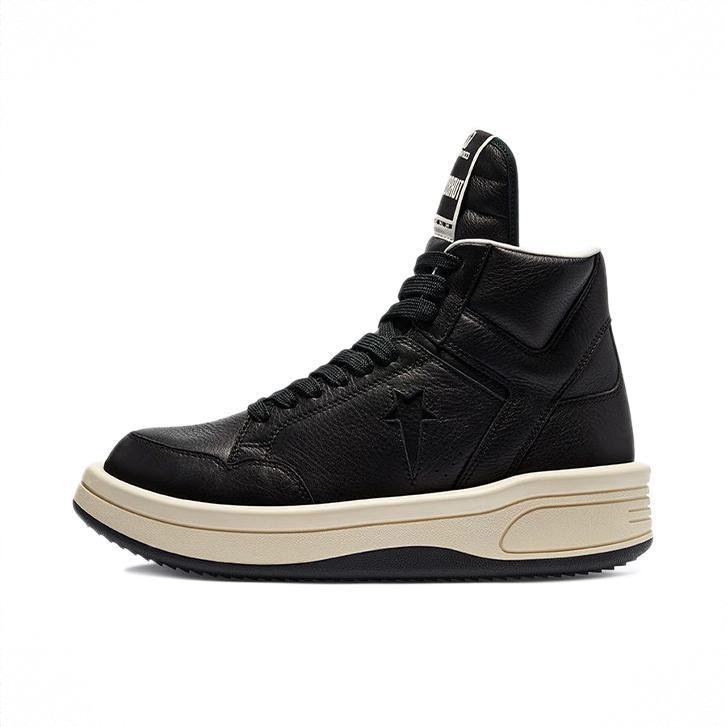 商品配色： Rick Owens Drkshdw联名/高帮/黑色