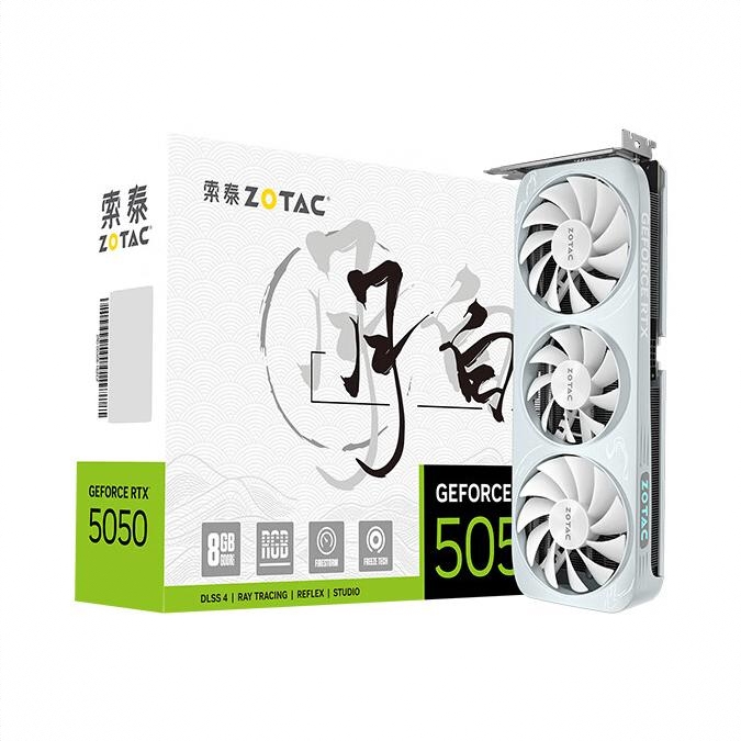 商品配色： 月白 RTX5050 8G OC
