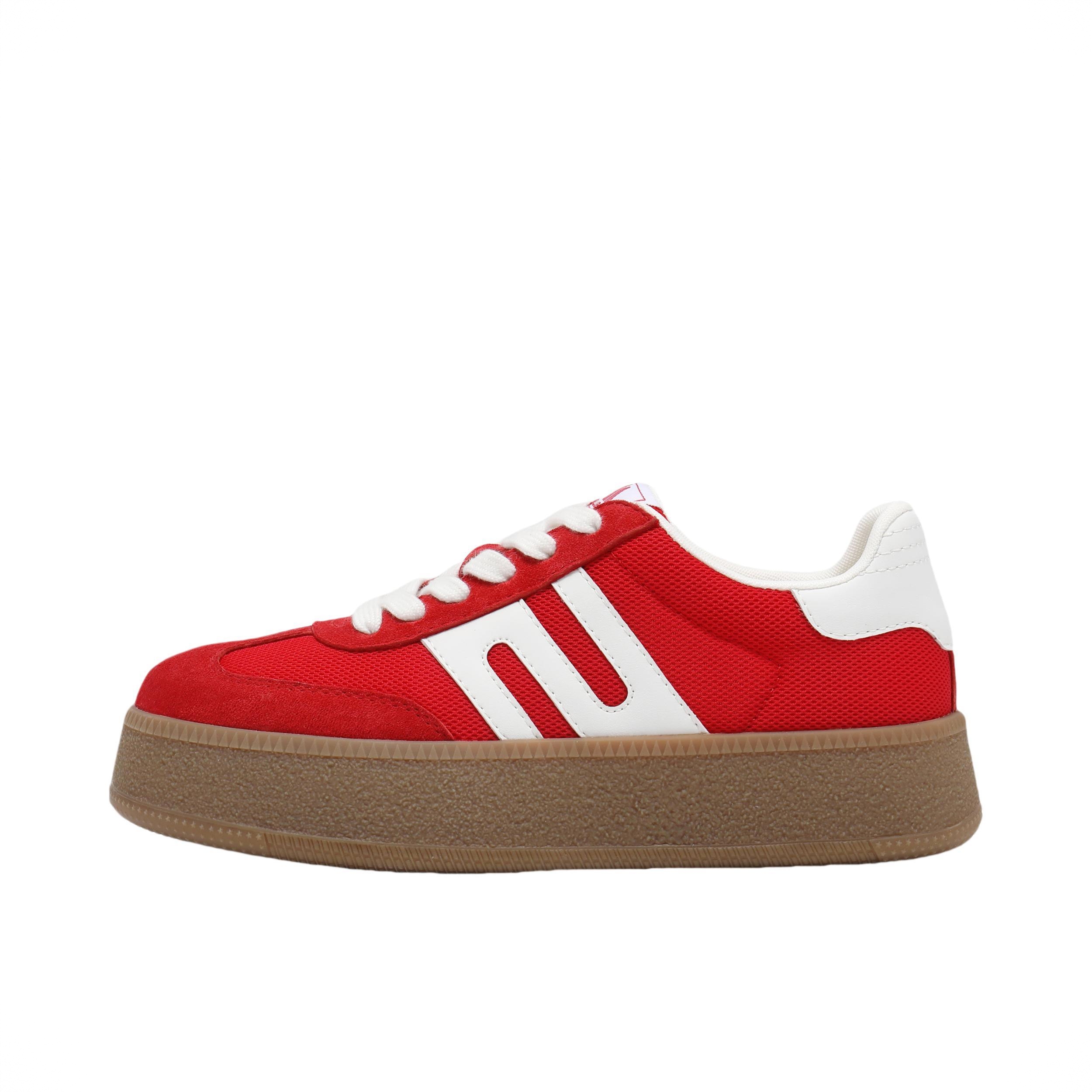 商品配色： 女款/红色/白色