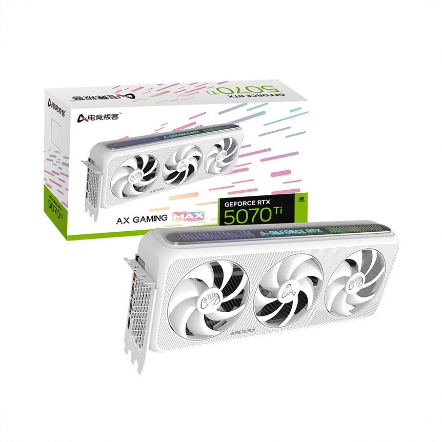商品配色： RTX5070Ti 16G X3W  MAX