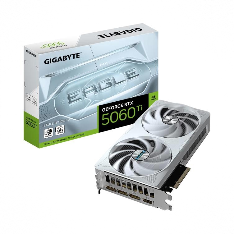 商品配色： 冰猎鹰OC RTX5060Ti EAGLE ICE 8G