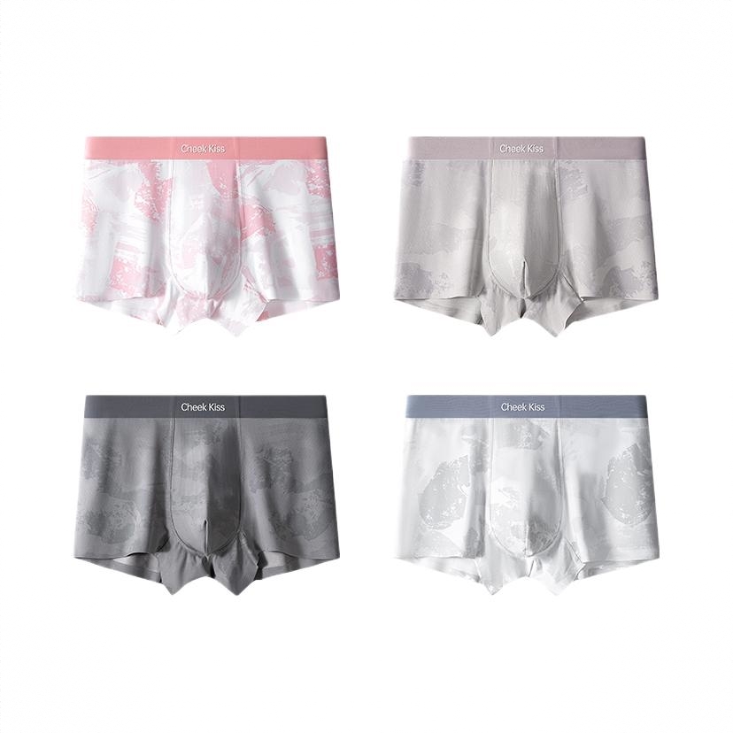 商品配色： 海棠红+金棕+墨灰+沙白/4条装