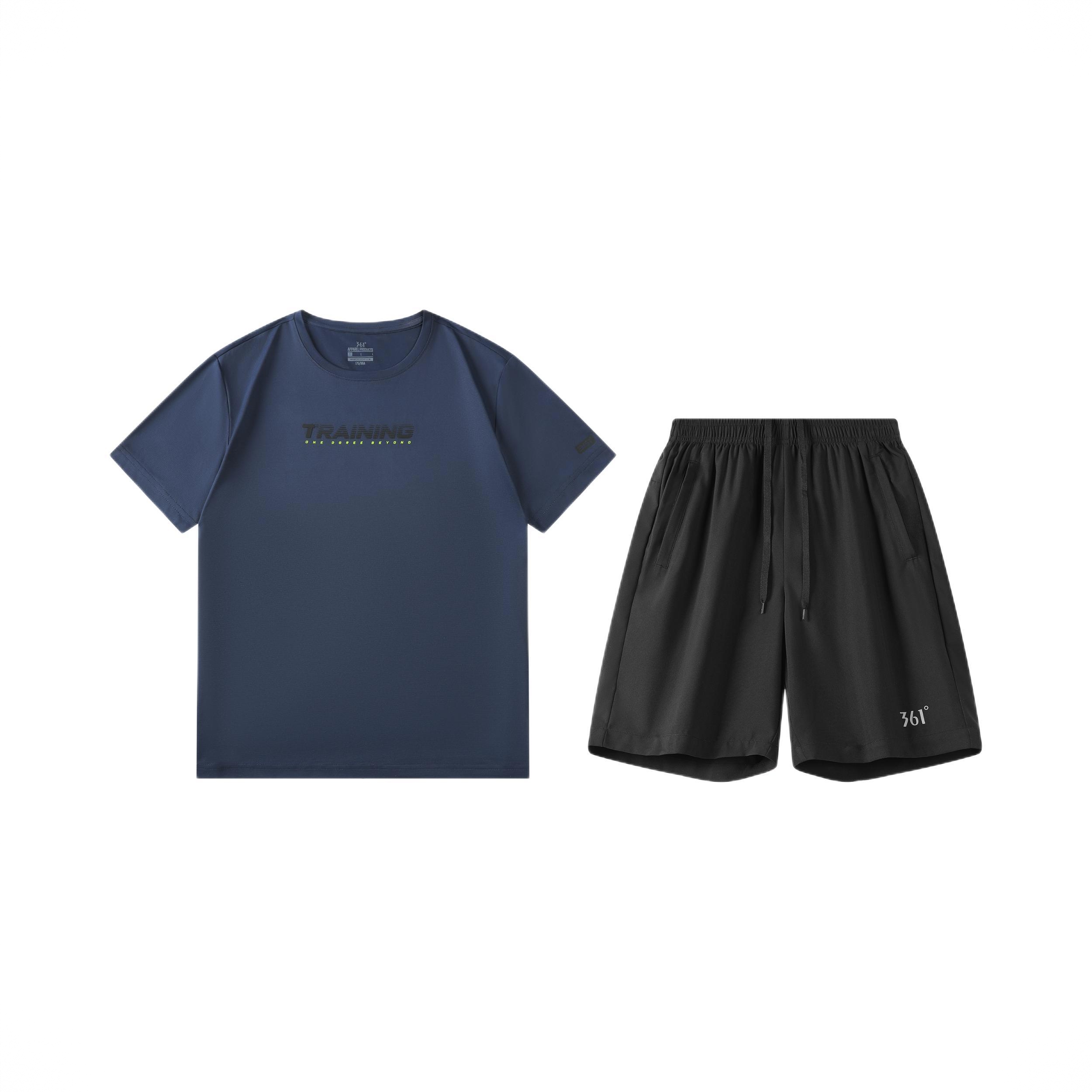 商品配色： 深蓝上装+超级黑下装