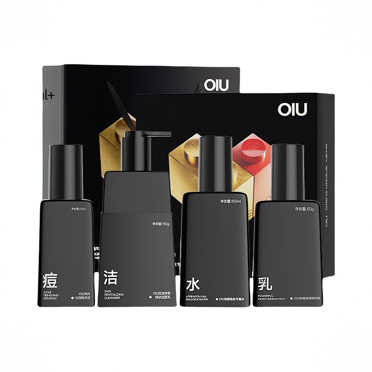 商品配色： 平衡水100ml+修润乳80g+祛痘精华40ml+净痘洁面150g