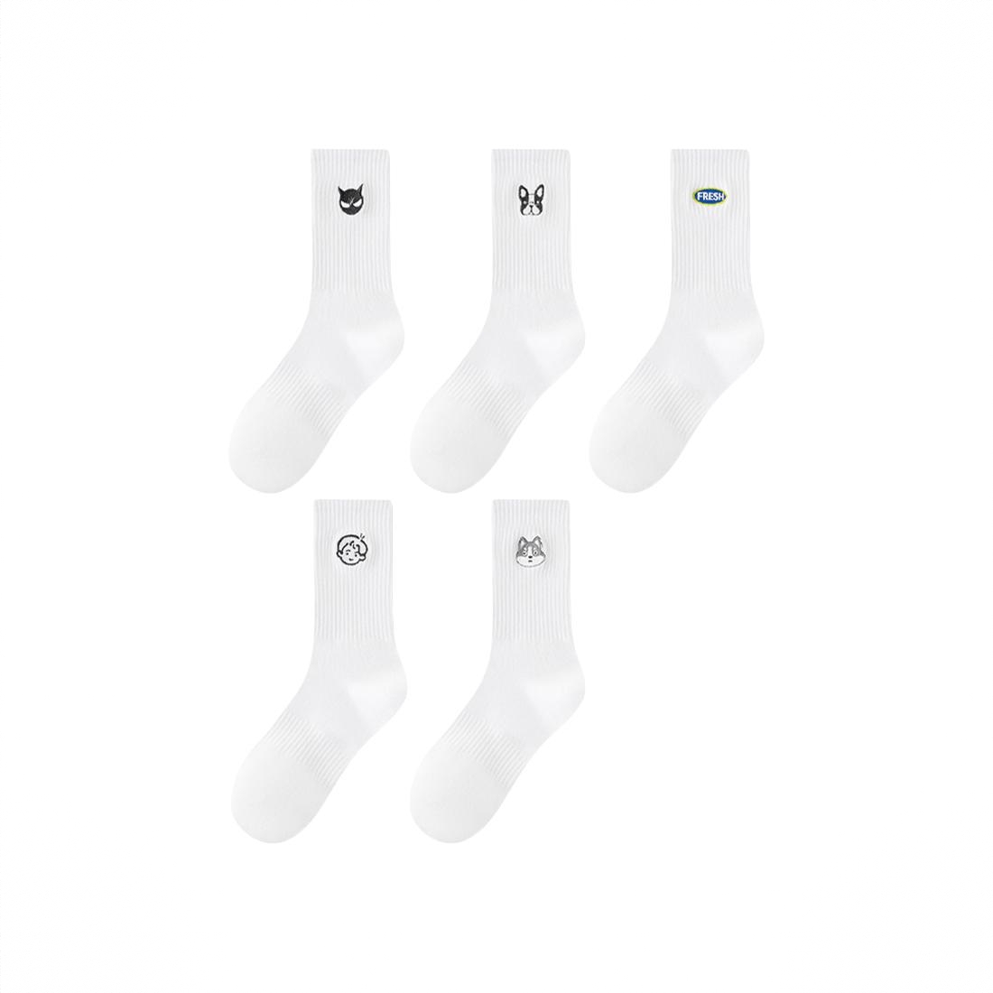 商品配色： 1外星人1法斗1FRESH1二哈1男孩 5双