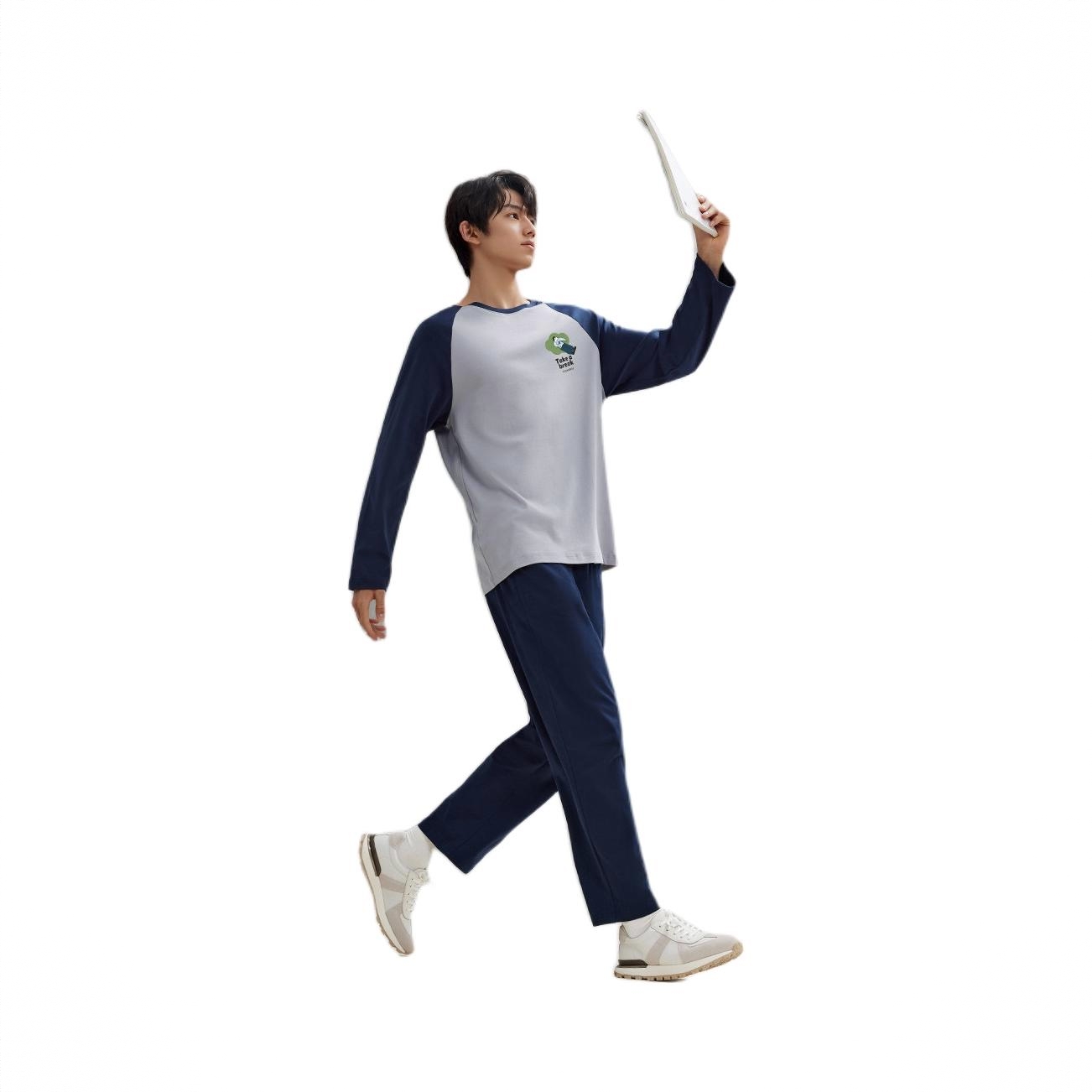 商品配色： 晨雾灰/深蓝