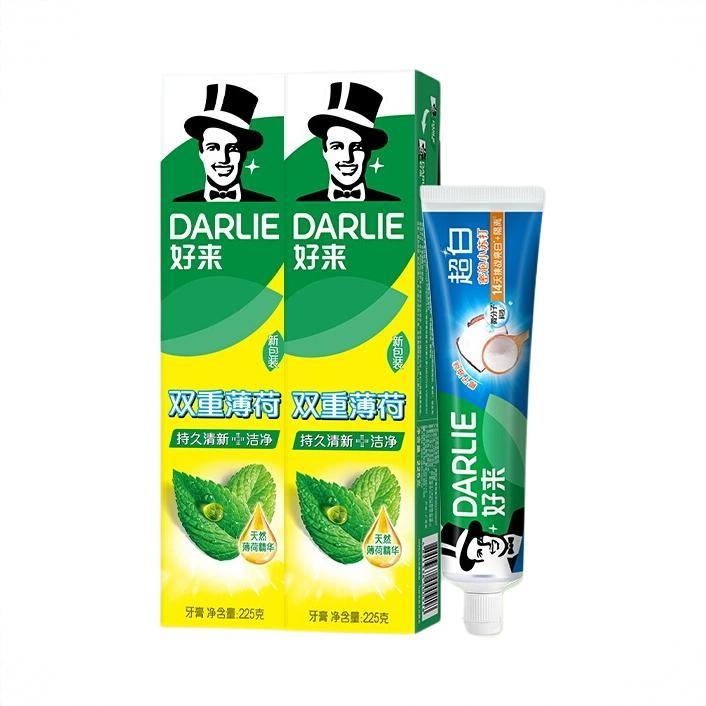 商品配色： 双重薄荷225g*2支+椰子油40g