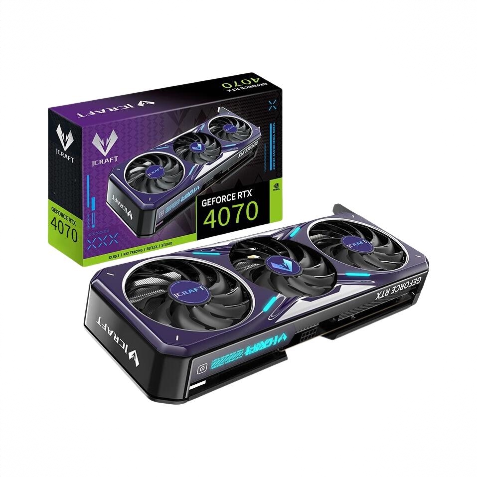 商品配色： iCraft RTX4070 12G OC电竞之心