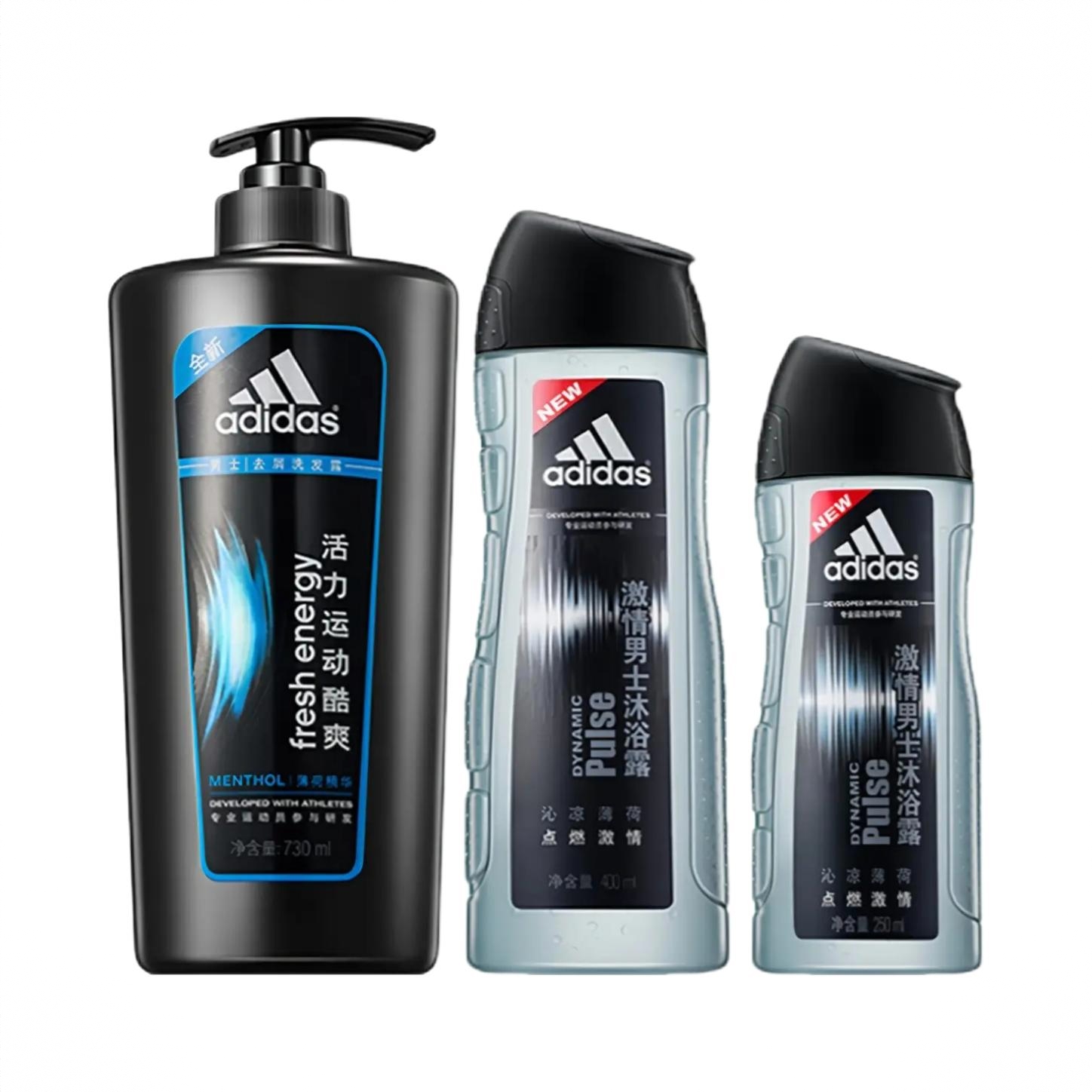商品配色： 活力运动洗发水730ml+激情沐浴露400ml+激情沐浴露250ml