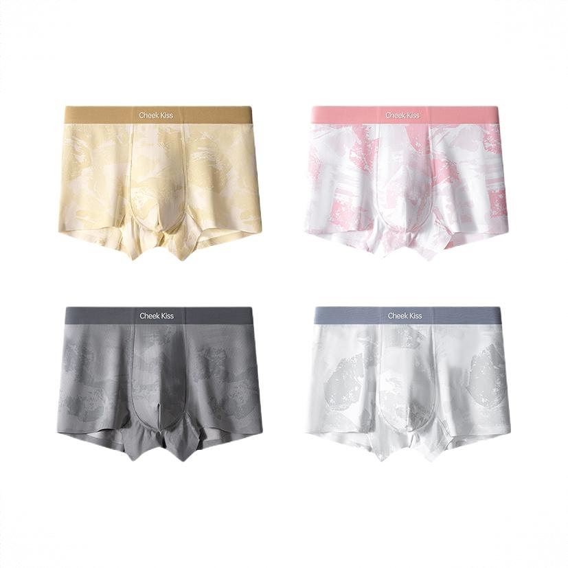 商品配色： 橄榄黄+海棠红+墨灰+沙白/4条装