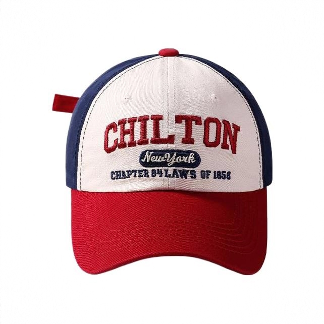 商品配色： 拼色红蓝拼接