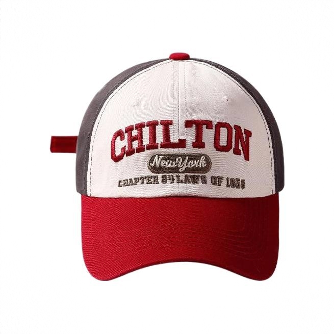 商品配色： 拼色灰红拼接