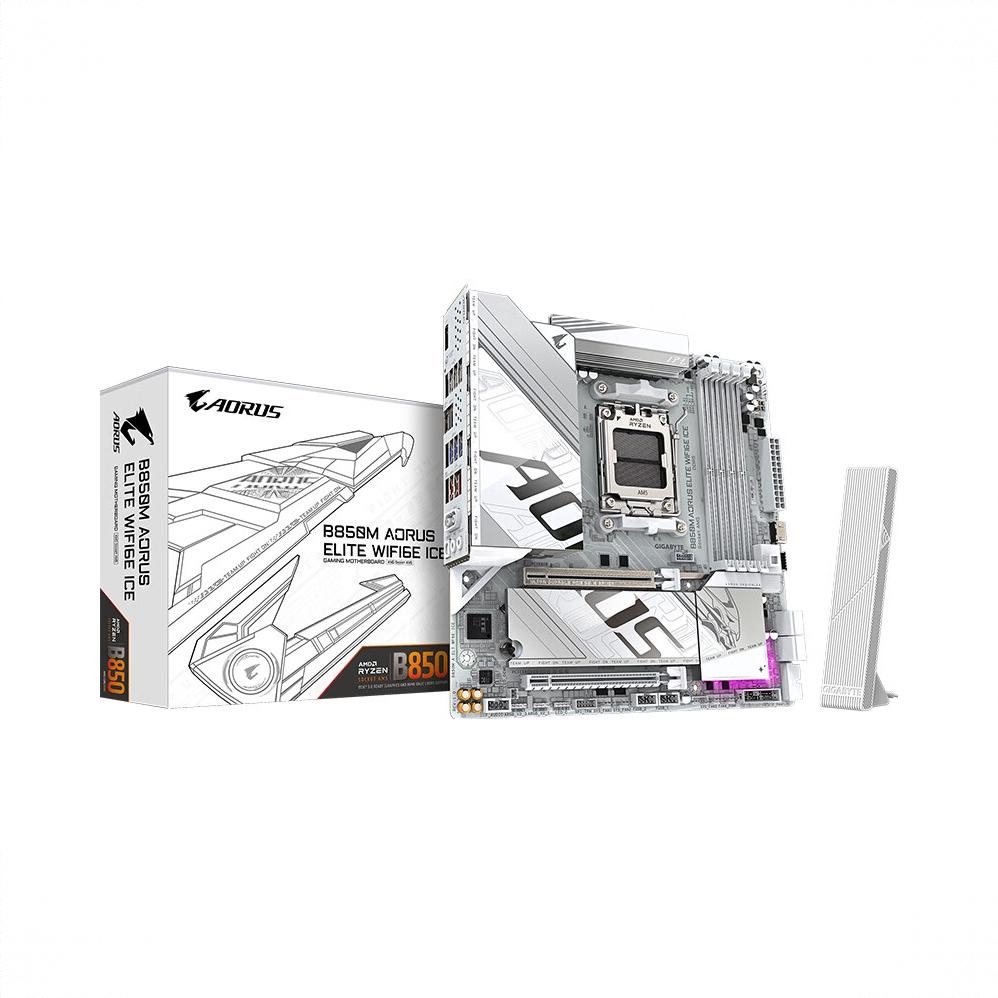 商品配色： B850M AORUS ELITE ICE 冰雕【 WIFI6】